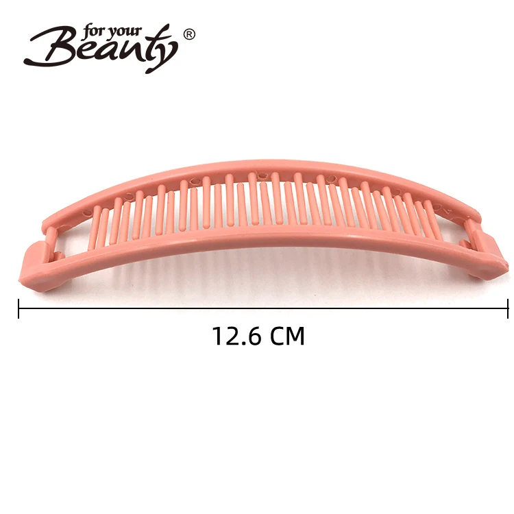 Hair Styling Tool Banana Shaped Grip Slide Hair Accessory Indispensable Basic Standard Banana Clip