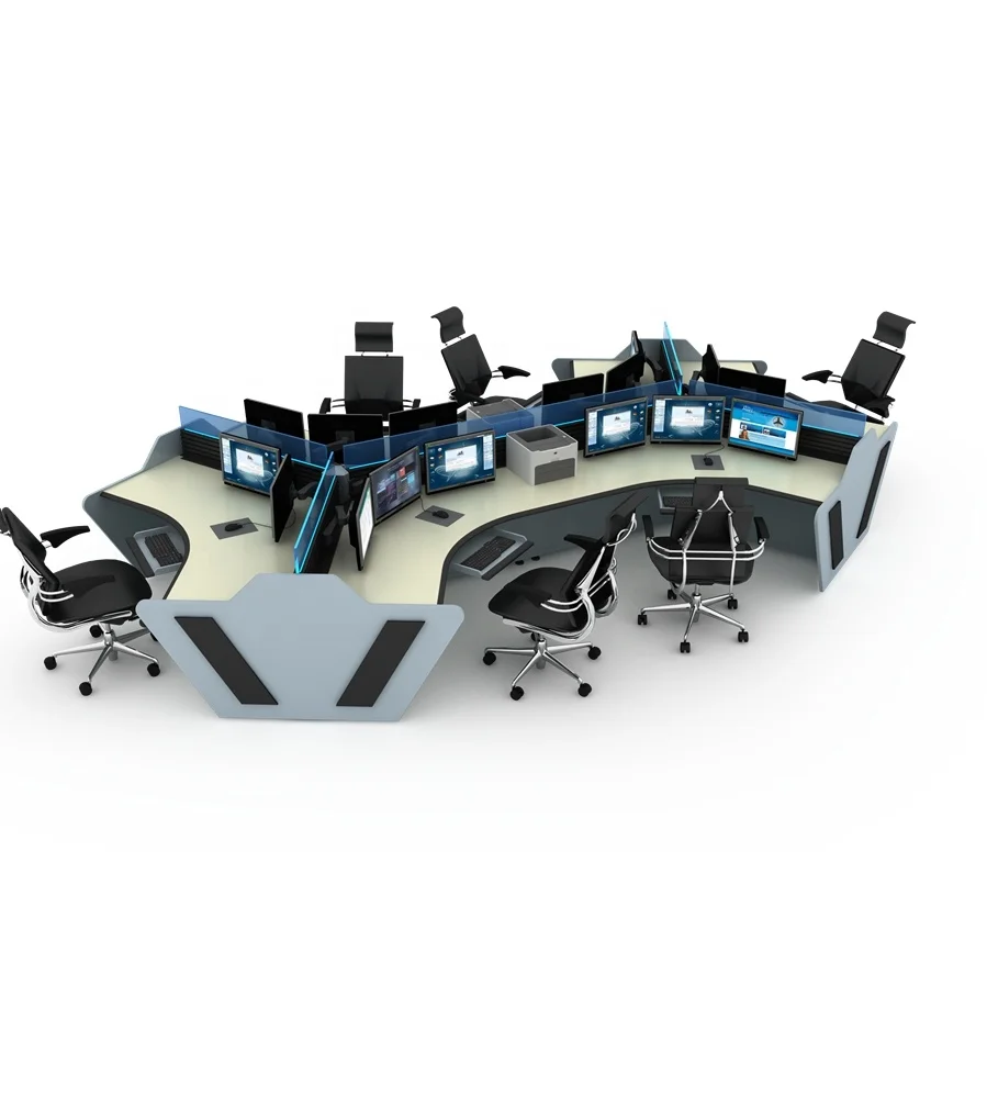 Excellent control room console dispatch table furniture coal mine energy command and dispatch center console with good service