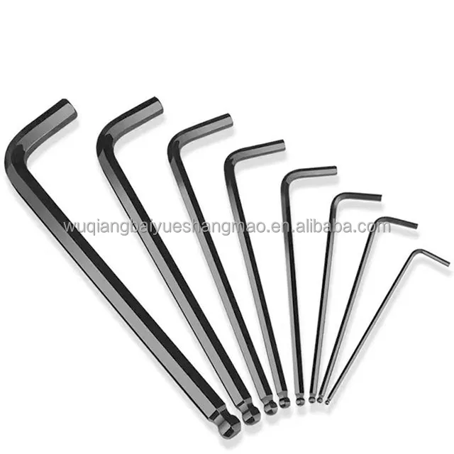multi function CRV hex ball head L-Type square pin key kit hexagon allen wrench set