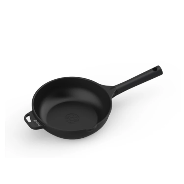 Чистый цвет серии die-cast алюминиевая глубокая сковорода