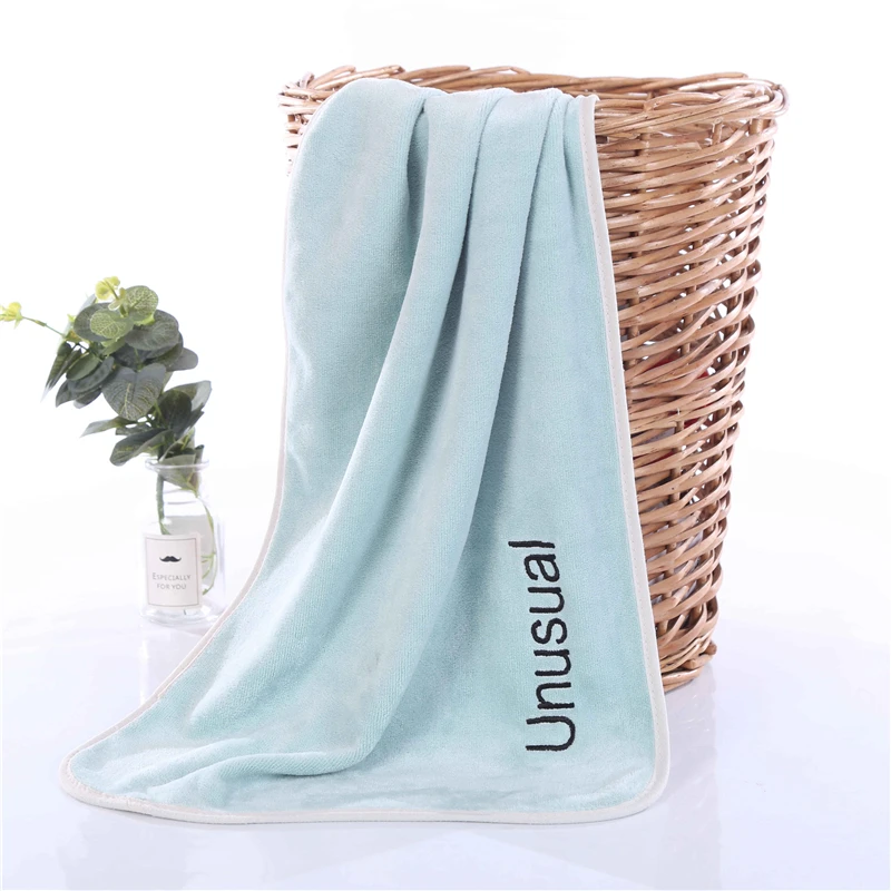 Wholesale 70  *140 cm large size hotel spa beach microfiber bath towel