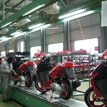 Automatic motorcycles manufacture plant assembly production line