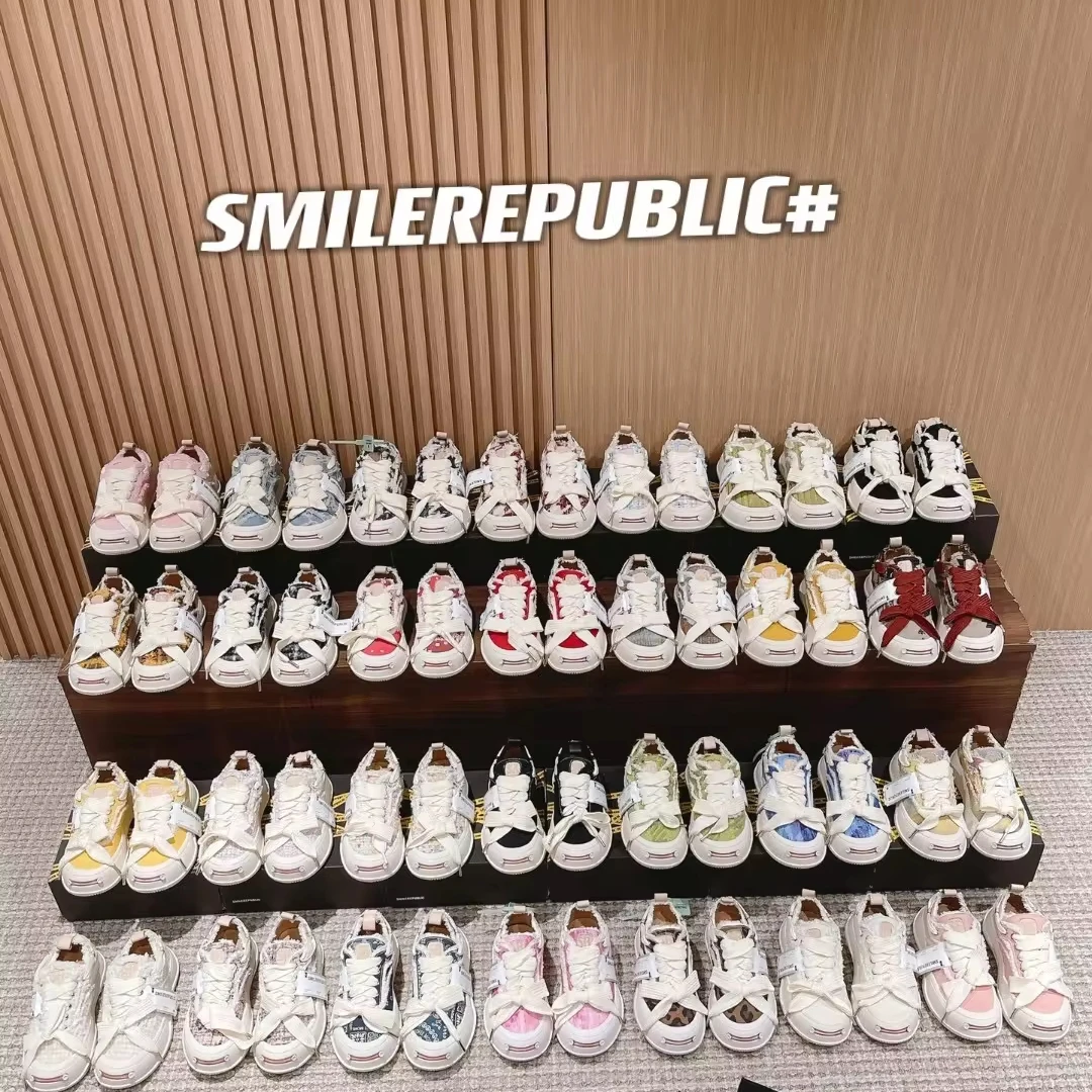 New Design Smile Republic Sneakers Original Quality Designer Shoes Luxury Sneaker Fashion Boots