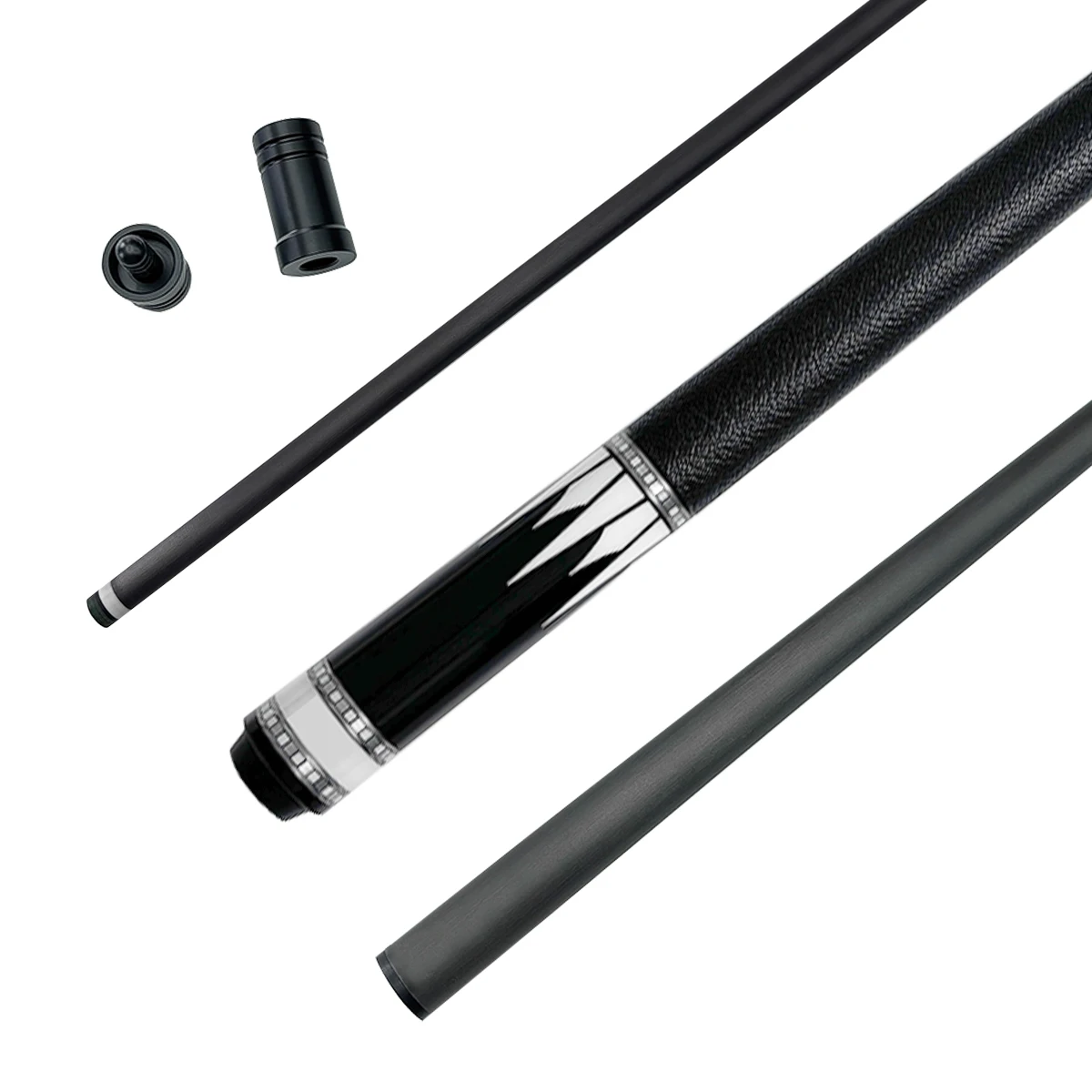 Professional Pool Cue 2/1 Joint Snooker Pool Cue Highly Accurate Graphite Carbon Fiber Pool Cue Sticks