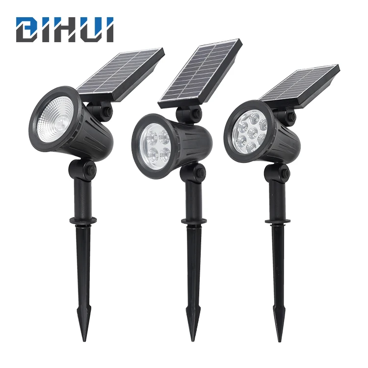 
 Новый дизайн вставки наземного сада ландшафта Abs 1 Вт 4 Вт 7 Вт Ip65 водонепроницаемая наружная светодиодная Солнечная лампа для газона  