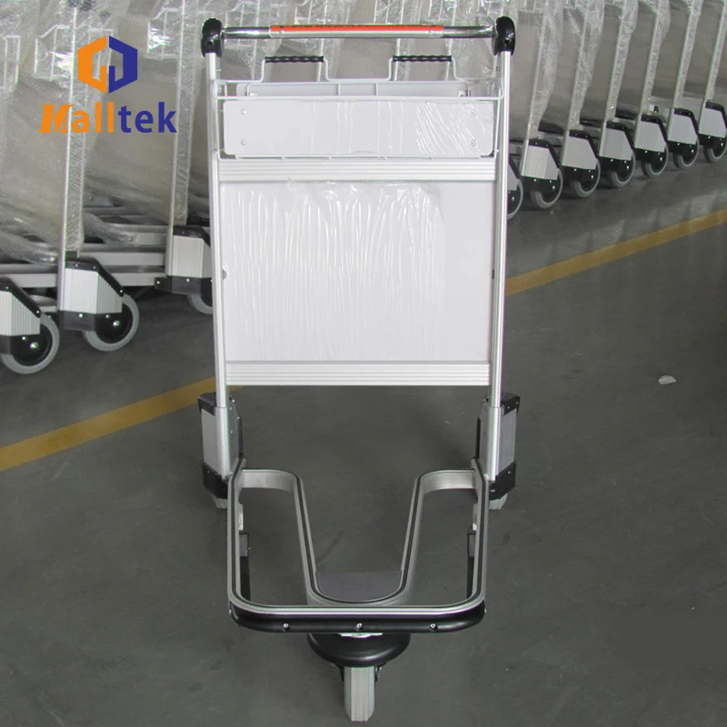 High Quality Stainless Steel Airport Luggage Baggage Trolley