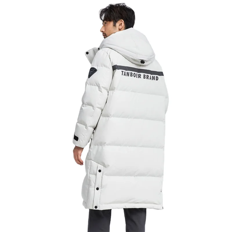 Custom logo mens oversize down padded winter jacket men wholesale bubble coat