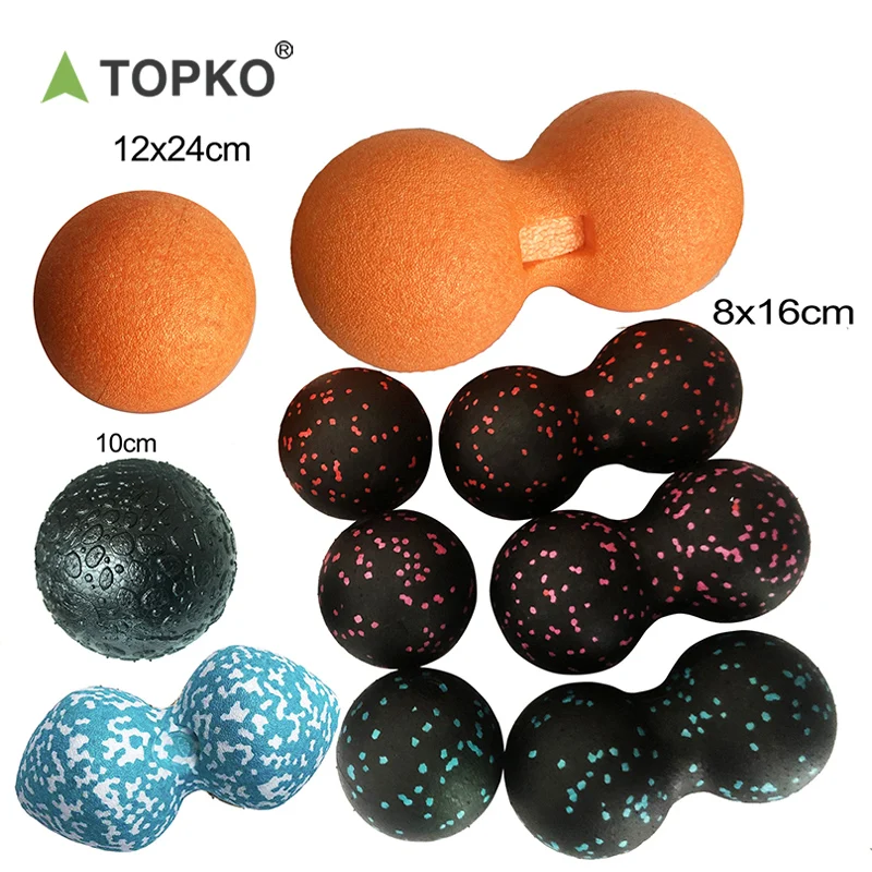 TOPKO Eco Friendly High Quality Colorful Body Massage Foam Roller  Made from Durable Plastic