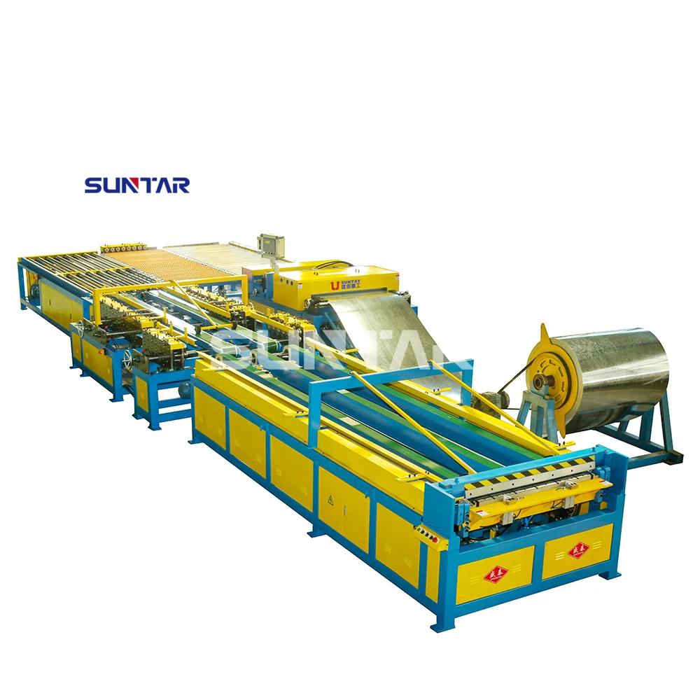 Square duct forming machine auto hvac duct equipment production line 5