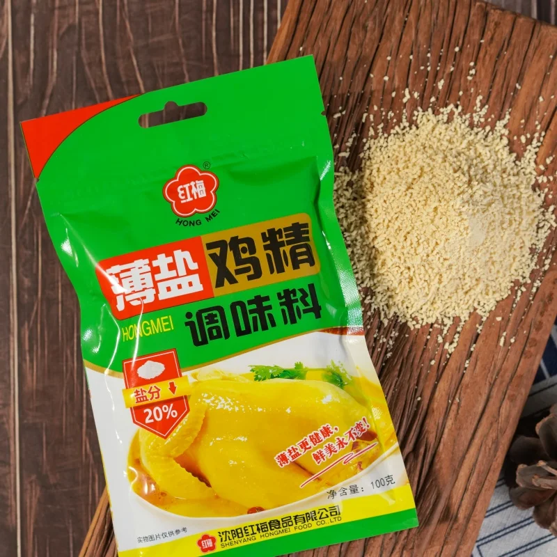 Hot Selling 100g Chicken Flavor Seasoning Less Salt Instant Dry Spices Powder for Stir Fry Soup Packaged in Bag