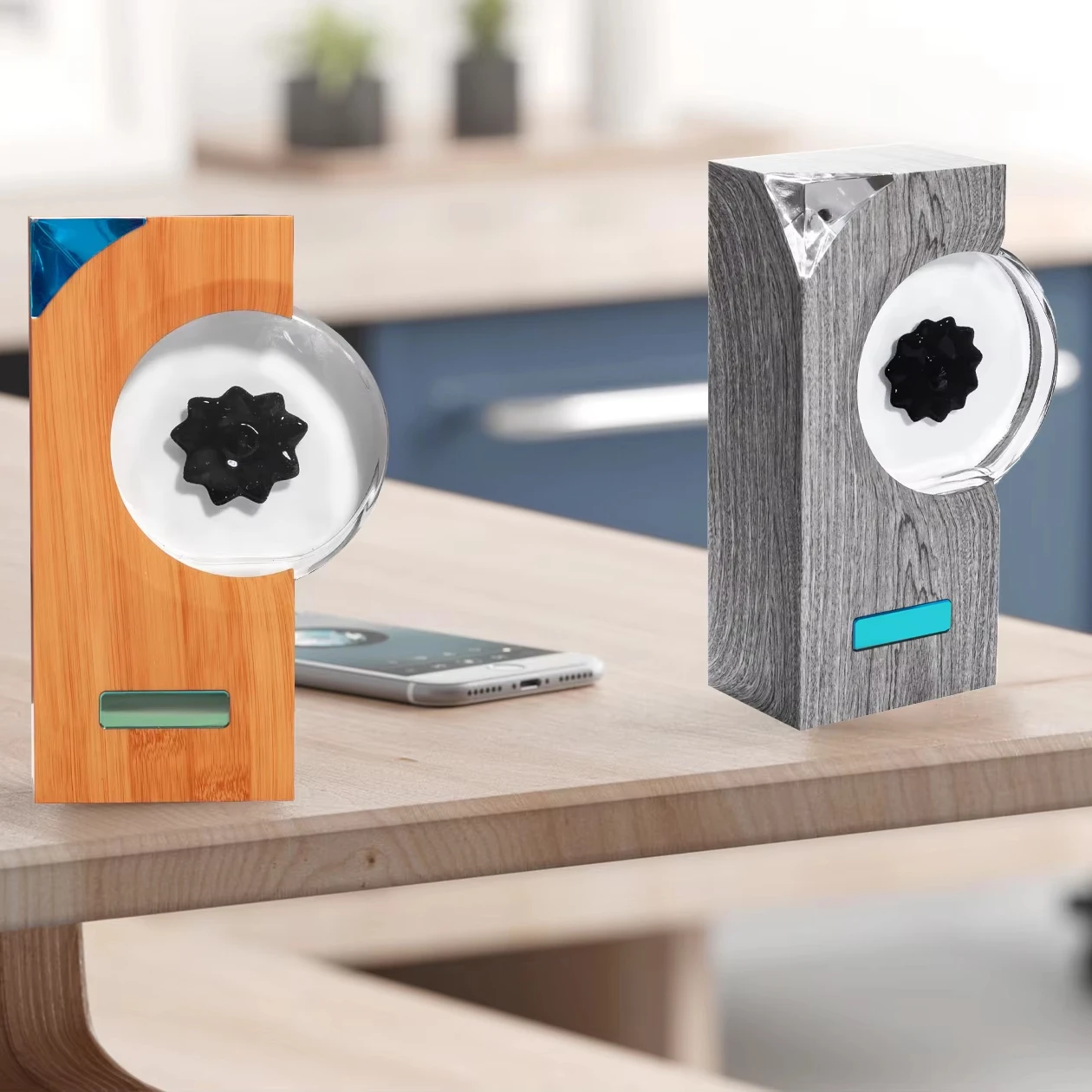 HiFi Ferro Fluid Speaker Bluetooth 5.0 MIC Magnetic Fluid Visualizer Display