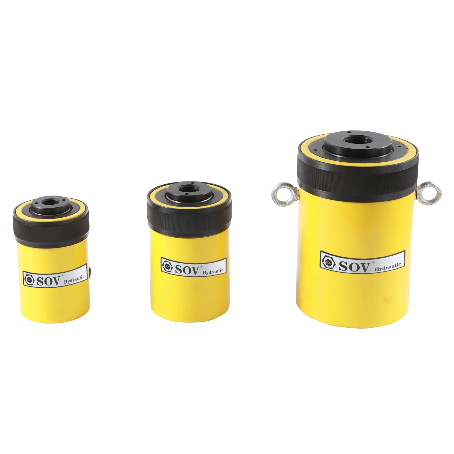 Серия Enerpac, гидравлический домкрат, 60 тонн, односторонний полый гидравлический цилиндр поршневого типа