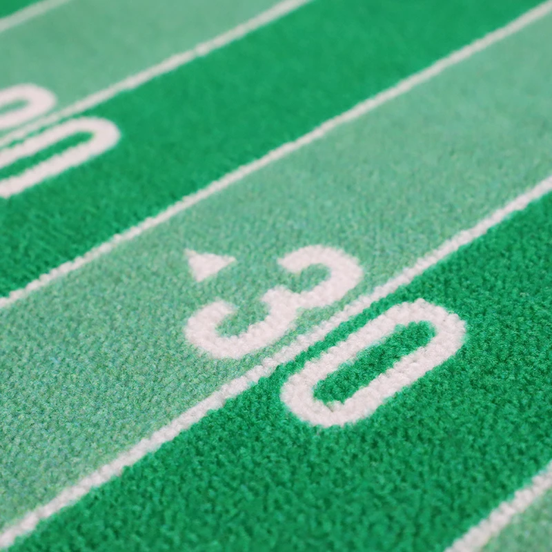 Super Anti Skid Customized Style Indoor Mat for Kids Play Kitchen Natural Latex Floor Mat Nylon Latex 3D Logo Printing Mat