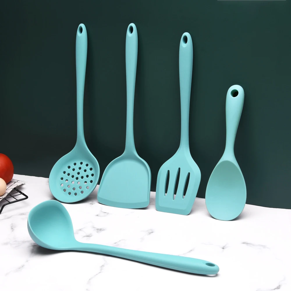 5/6PCS/Set Cream Scraper DIY Bread Cake Butter Spatula Mixer Oil Brush Non-stick Kitchen Baking Tool Silicone Spatula