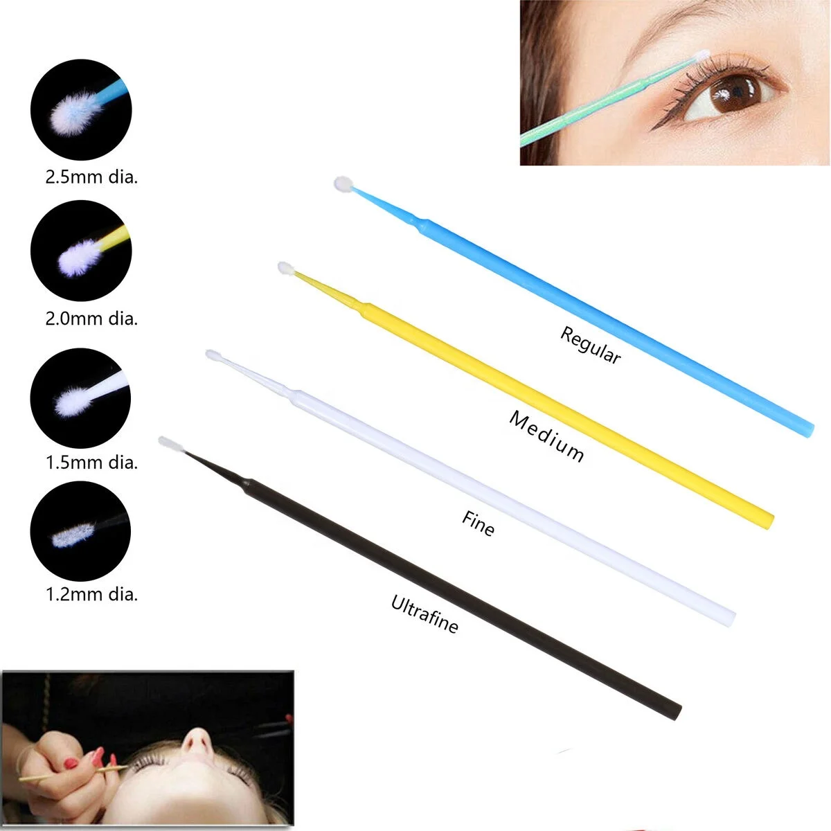 dental disposable micro brush applicator for dentists