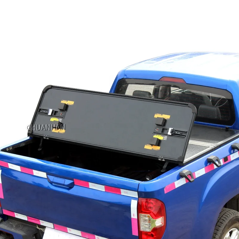 pick up truck bed cover fit mitsubishi triton tri fold tonneau cover for mitsubishi l200 2014 truck foton tunland