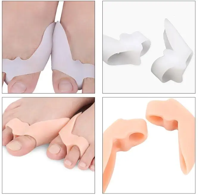Кости с накатанной головкой ортопедии 1 пара Силиконовый гель halluvax Valgus корректор большого пальца сепараторы ухаживает за кожей стоп педикюр прибор регулятор