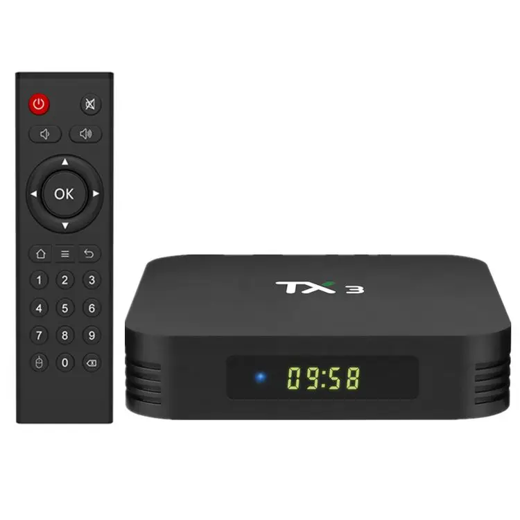 2019 Latest Amlogic S905X3 TX3 8K tv box RAM 2GB ROM 16GB Android 9.0 Smart Set Top Box Best tanix tx3 s905x3