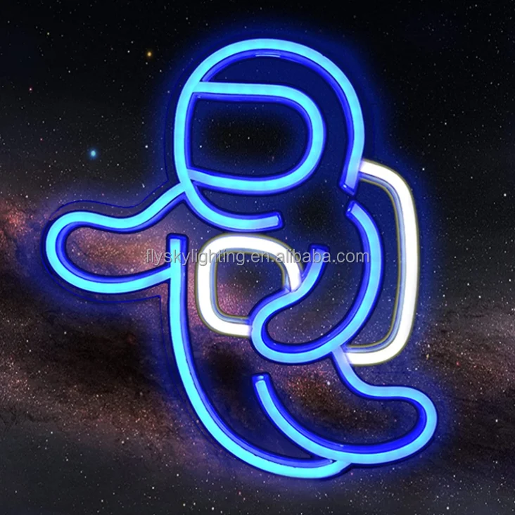 LED Moon Star Neon Light Wall Light for Bedroom, Kids Room, Living Room decoration