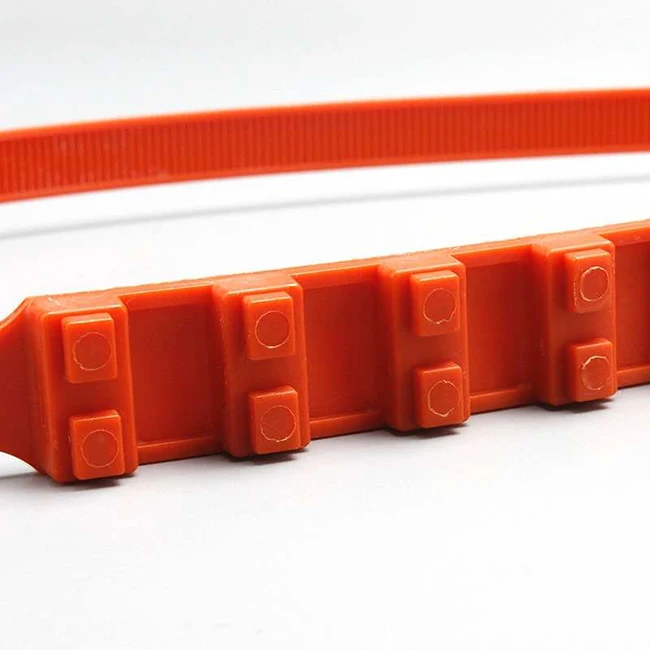 10 Pcs Anti-skid Snow Chains Car Winter Tire Wheel Chains Winter Outdoor Snow Tire Emergency zip ties