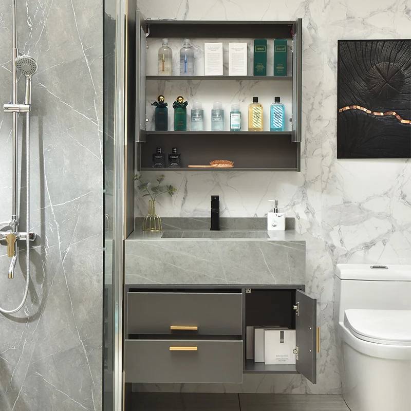 Factory Direct Sales Bathroom Vanity Cabinets Furniture Wall Bathroom Cabinet Bathroom Sink With Cabinet Modern
