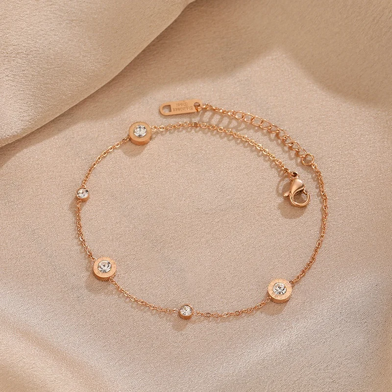 Женская мода ножной браслет дизайн ювелирных изделий из нержавеющей стали позолоченная Цепочка ножной браслет простые сексуальные ювелирные изделия