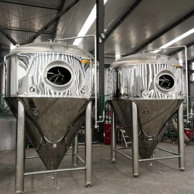 Stainless Steel Dimple Jacket Fermentation Tank,3000L Large Beer Fermenter For Sale