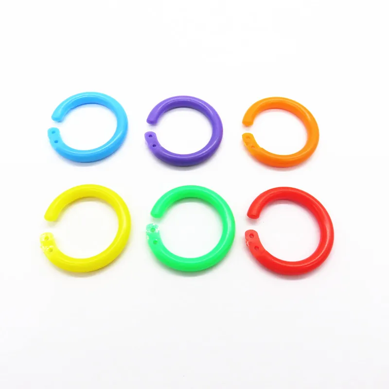  Made in China high quality color plastic binding ring notebook