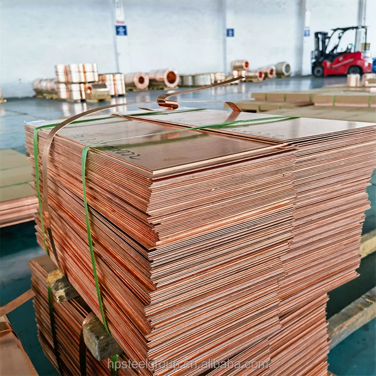 Copper Sheet Hot Sale Electrolytic Copper Cathode 99.99% Brass Plate Soft Beryllium Power Transmission and Motor Manufacturing