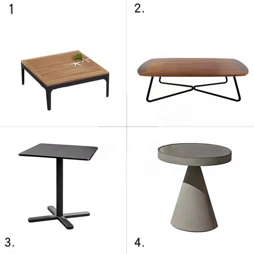 wholesale hot design cheap outdoor stone marble top small round square coffee table for sofa design center table side table