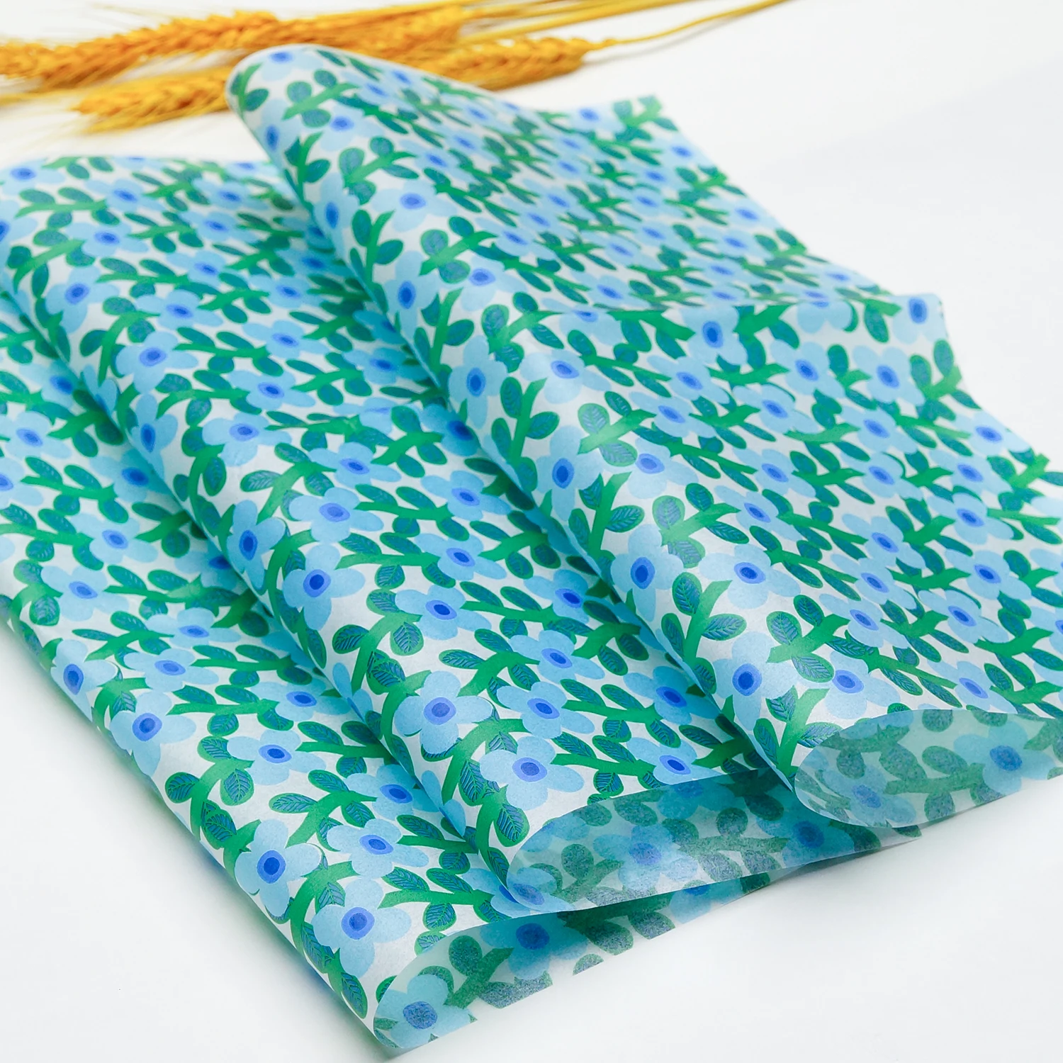 Custom Printed Greaseproof Burger Wrapper Paper For Food Burger Fired Chicken Fries