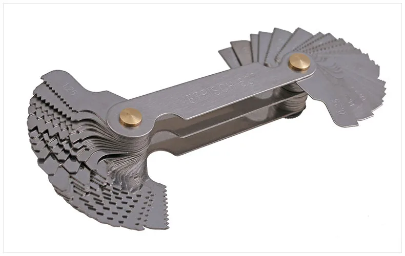 High Precision Stainless Steel American British Screw Thread Pitch Gauge
