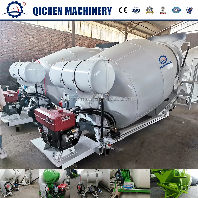 High quality 3m3 concrete mixer concrete mixing drum mobile concrete mixer drum