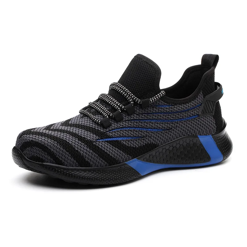 Zapatos de Seguridad shockproof labor protection anti-smashing anti-stab breathable men casual durable work safety running shoes