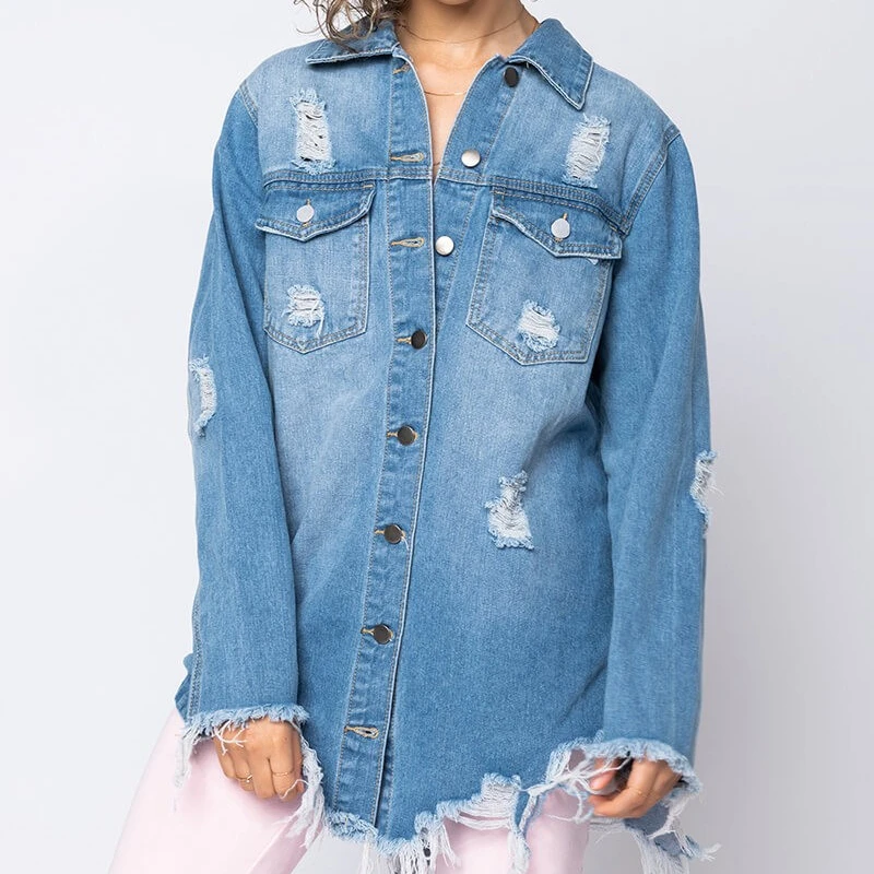 Youdo denim jacket 971 New Arrivals spring 2022 women s clothing patchwork jean denim jacket