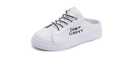 Cheap Price 2020 New Design Canvas Summer  Casual Woman Shoes New Arrivals Half Sneaker Keds