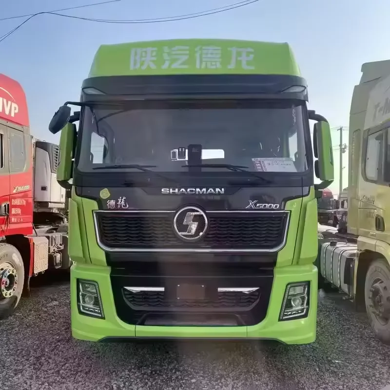 Сверхмощный дизельный трактор Shacman Delong X5000 550 лошадиных сил 6x4 в хорошем состоянии