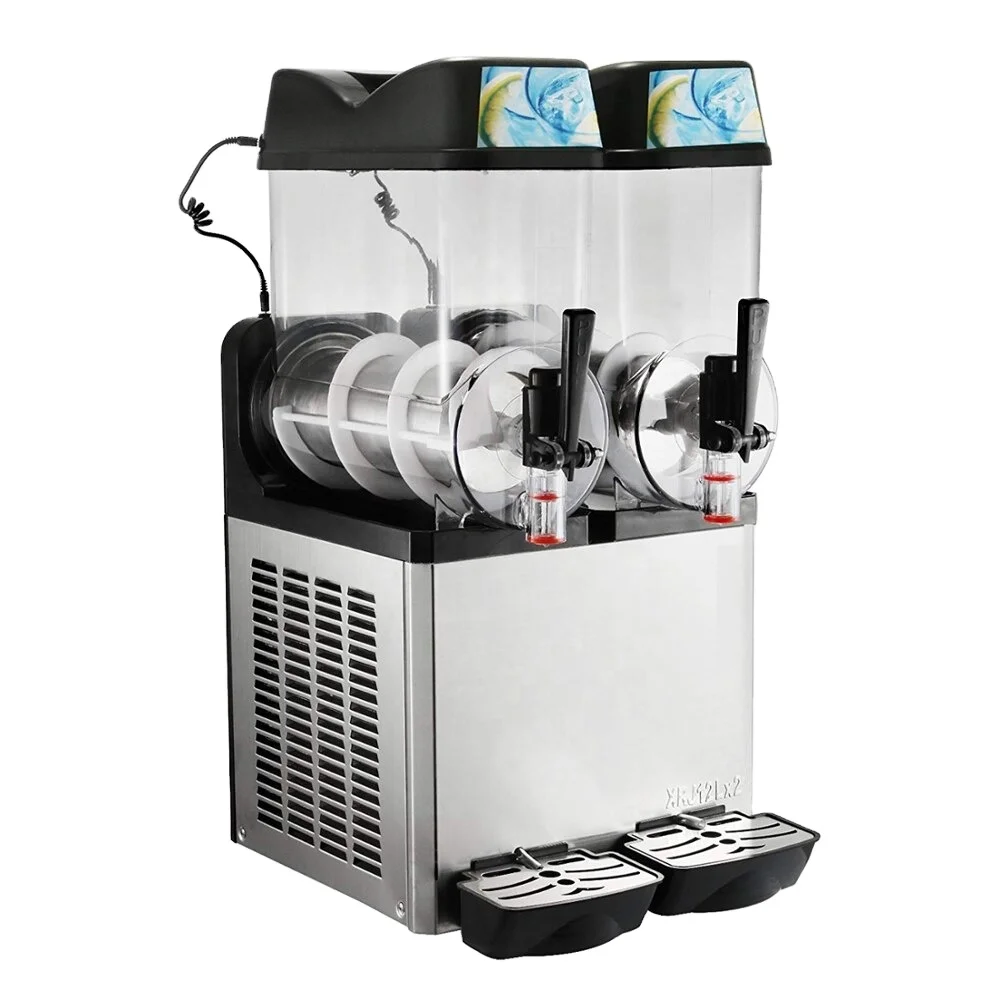Ice Slush Slushy Making Triple Slush Maker Commercial Smoothie Machine