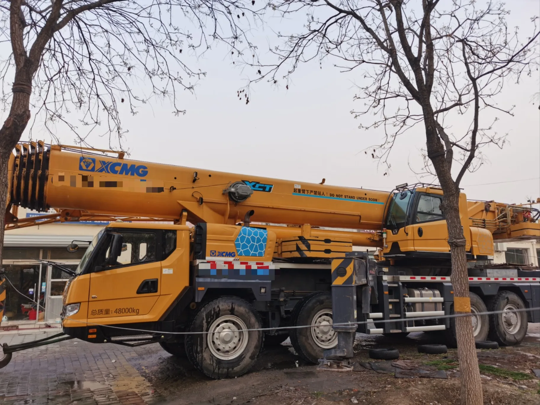 Shanghai sales used original crane XCT80 80 tons of second-hand hydraulic load machinery, good condition, low price