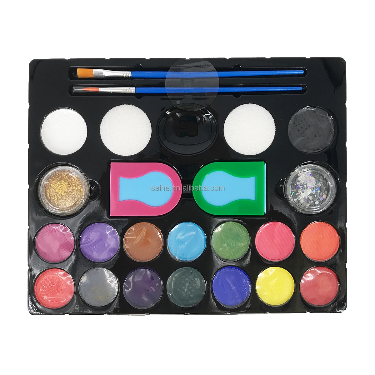 Wholesale Hypoallergenic Kids Paint Palette Vegan Professional Waterbased Face&Body Paint Kit