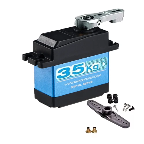 wholesale 35KG RC Servo Motor High Torque Large Power Stainless Steel Gear Waterproof Digital Servos For RC Boat Helicopter Toy