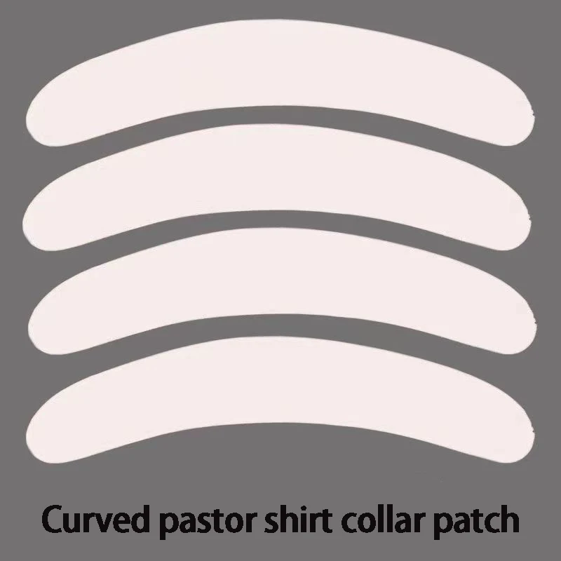 collar band Curved pastor shirt collar patch collar support for the clergy
