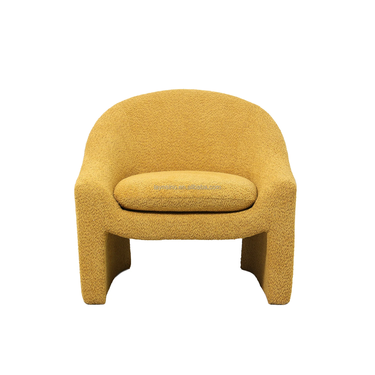 Living Room Furniture Hotel Upholstered Sofa Chair New Design Luxury Leisure Fabric Accent Chairs