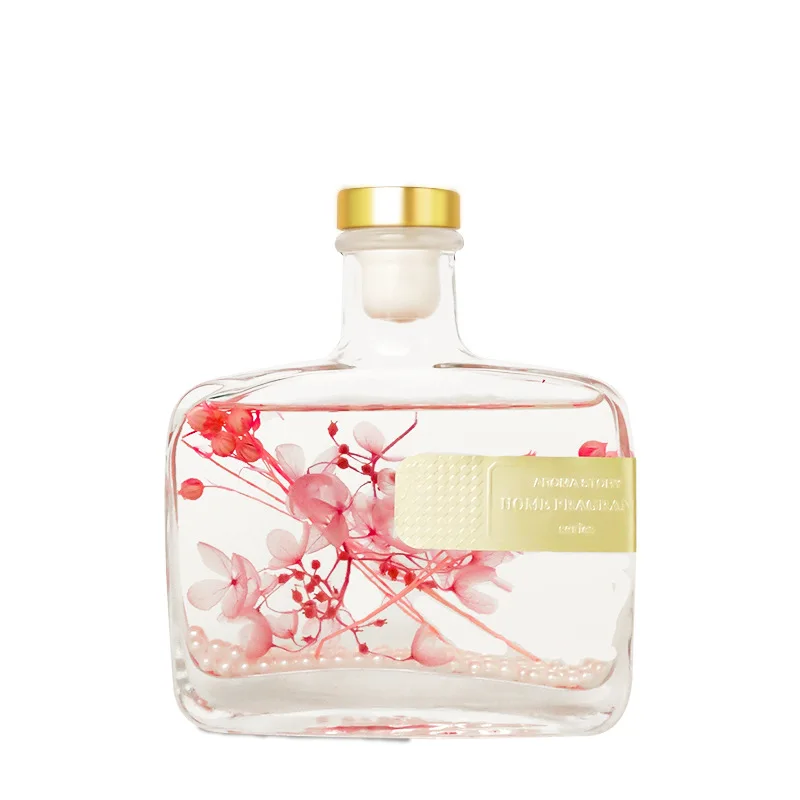 Hot Selling Air Freshener 100ml 200ml 350ml Home Fragrance Perfume Dried Flower Essential Oil Reed Diffuser
