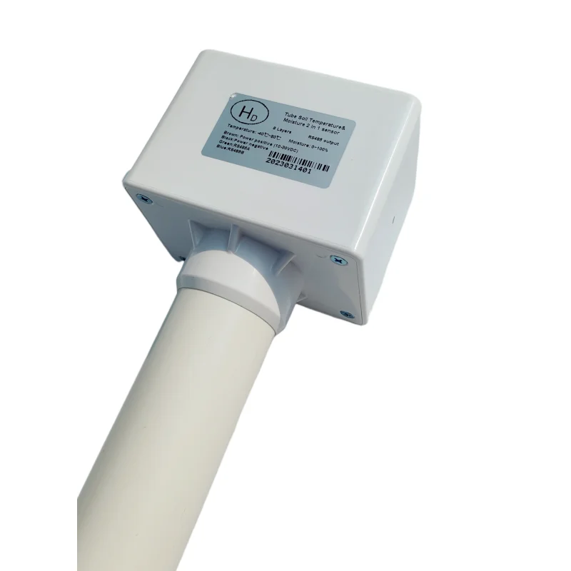 Трубчатый датчик температуры и влажности почвы с солнечной панелью питания