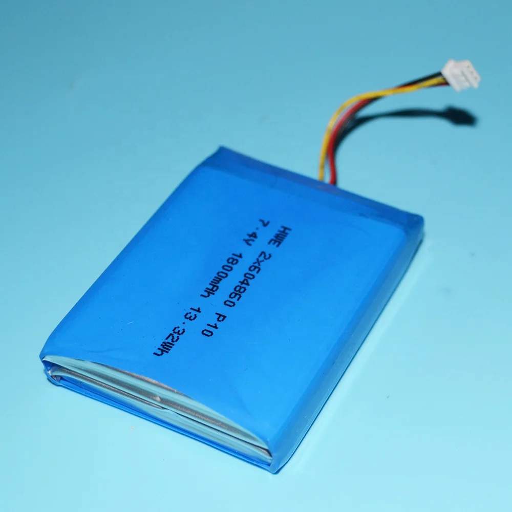 Lithium Polymer Battery UN38.3 IEC62133 7.4v 1800mah Lipo Battery