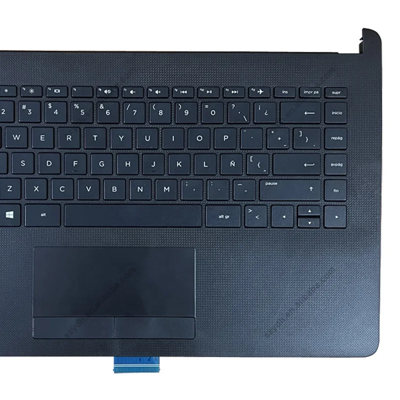 Новая испанская Латиноамериканская клавиатура для HP 14G-BR 14-BS 246 G6 245 с чехлом рук C черная сенсорной панелью
