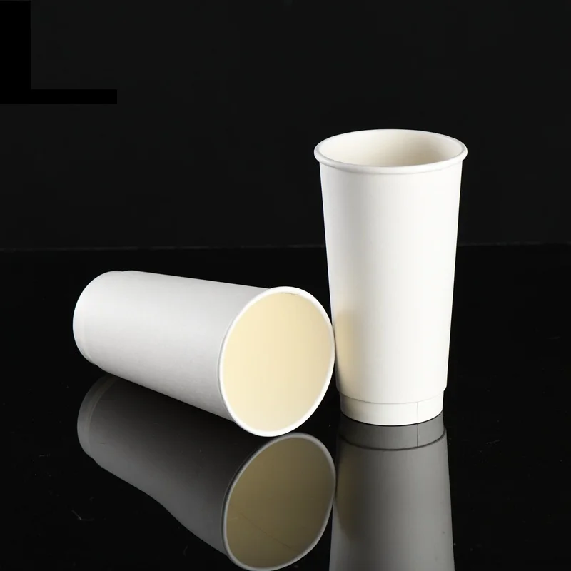 In Stock PE coated doubal wall insulation hot drink Paper Coffee Cup with PP Lids