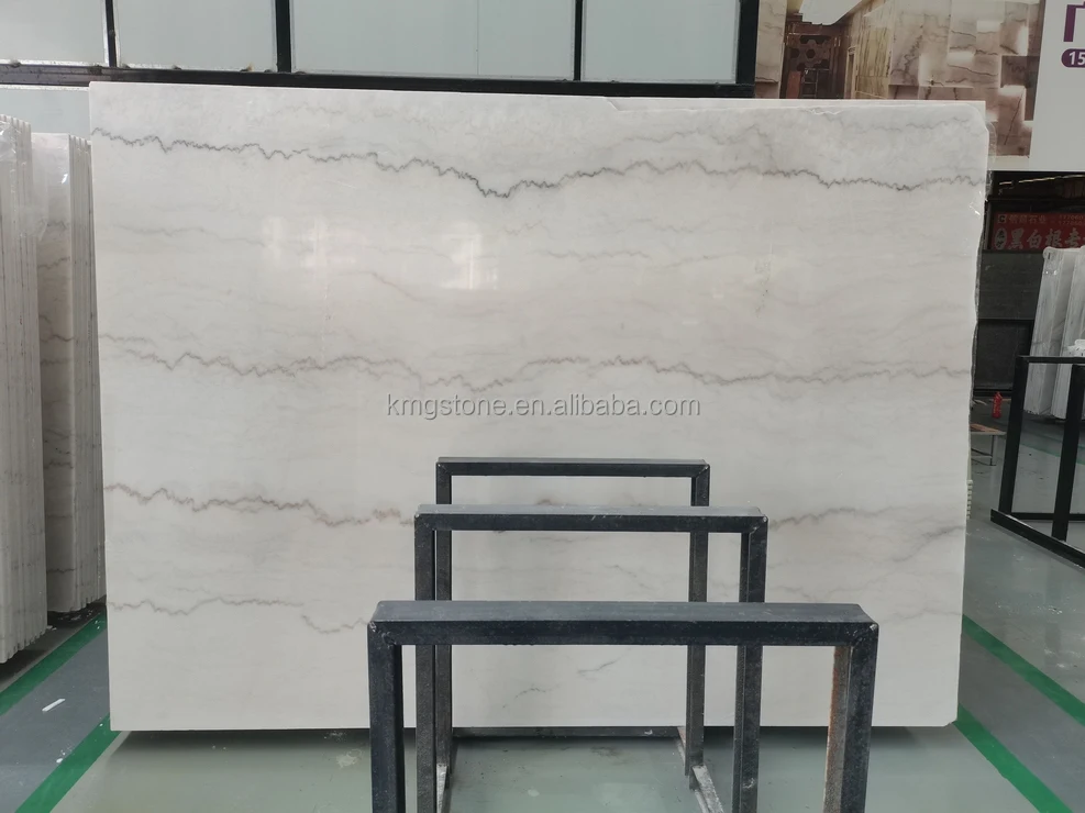 Cheapest Chinese guangxi white marble big natural white marble floor tile