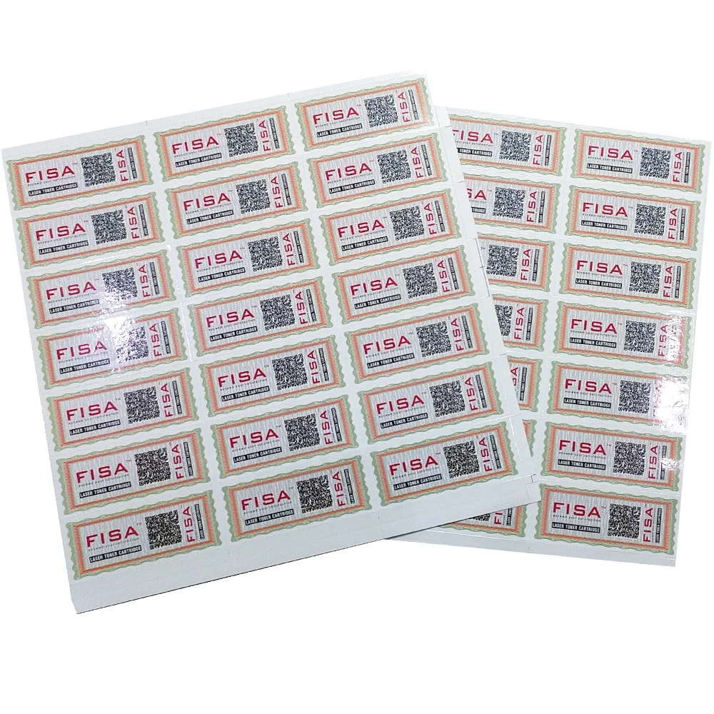 Клейкая наклейка с защитой от вскрытия штрих-кода по заводской цене